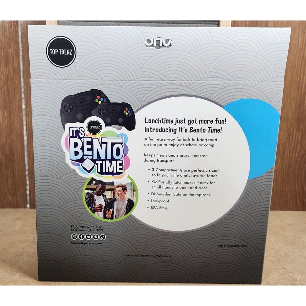 Game Controller Bento Lunch Box New In Box - Picture 2 of 2